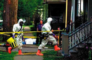 Federal investigators from the Joint Terrorism Task Force