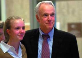 Doctor Thomas Butler with his daughter prior to being incarcerated.