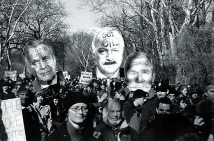 Counter-globalization demonstrators circa 2003